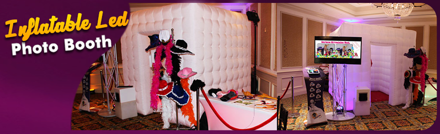 themed las vegas booth props photo Rent Photo your Next Booth LED for Event an Inflatable