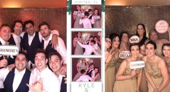 Kyle & Jessica’s Open Style Wedding Photo Booth